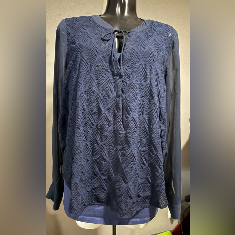 Navy Blue Women's Top